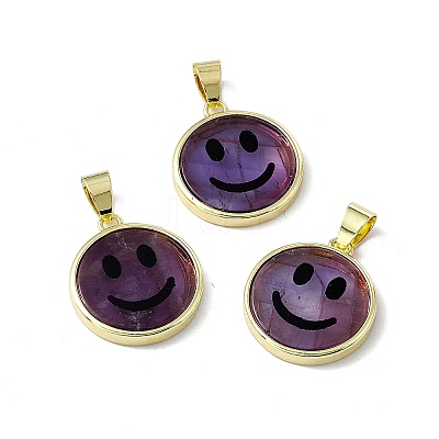 Natural & Synthetic Mixed Gemstone Pendants G-G977-06-1