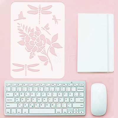 Plastic Hollow Out Drawing Painting Stencils Templates DIY-WH0396-817-1