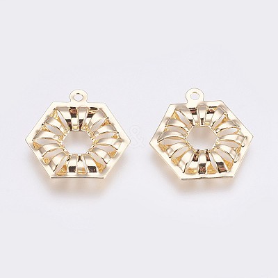 Brass Pendants KK-I622-14G-NF-1