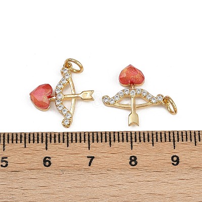 Brass Pendants ZIRC-L070-67G-1-1