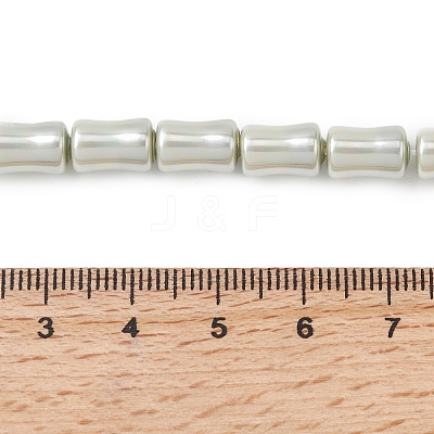Electroplate Opaque Glass Imitation Pearl Beads Strands EGLA-H113-07D-1