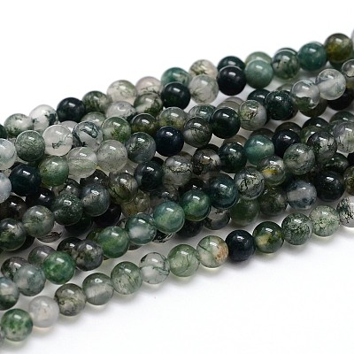 Natural Gemstone Round Bead Strands X-G-J303-07-4mm-1