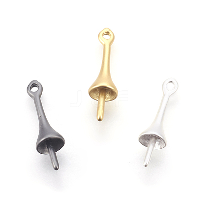 Brass Peg Bails Pendants KK-F744-01-NR-1