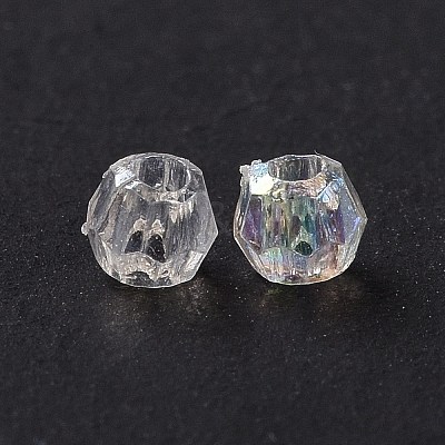 AB Color Opaque Acrylic Beads OACR-E015-28-1