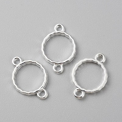 Zinc Alloy Open Back Bezel Connector Charms FIND-WH0139-69C-S-1