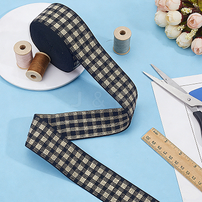 5 Yards Flat Polyester Jacquard Elastic Band EC-PH0001-31A-1