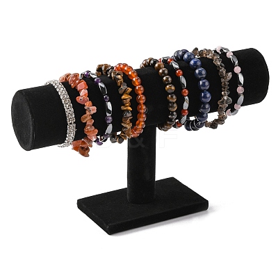 Velvet T-Bar Bracelet Display Stands X-BDIS-WH0003-04A-1