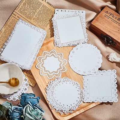 4Sets 4 Styles Lace Papers DIY-BC0002-90-1