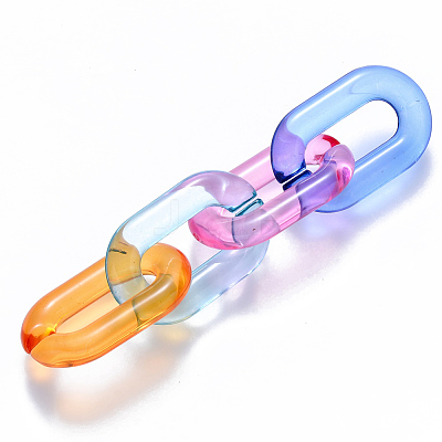 Transparent Acrylic Linking Rings OACR-S036-006A-J-1