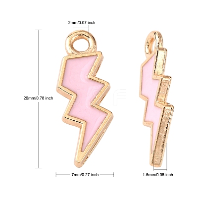 Alloy Enamel Pendants ENAM-N054-025C-1