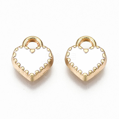 Alloy Enamel Charms ENAM-S126-015A-RS-1