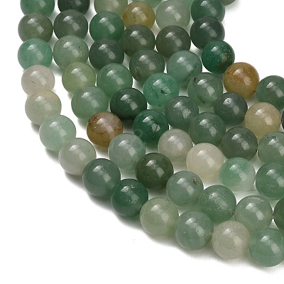 Natural Green Aventurine Beads Strands G-S150-10mm-4-1