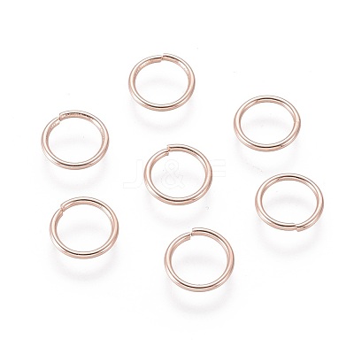 304 Stainless Steel Open Jump Rings STAS-O098-02RG-06-1