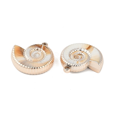 Plating Acrylic Pendants OACR-F012-06I-1