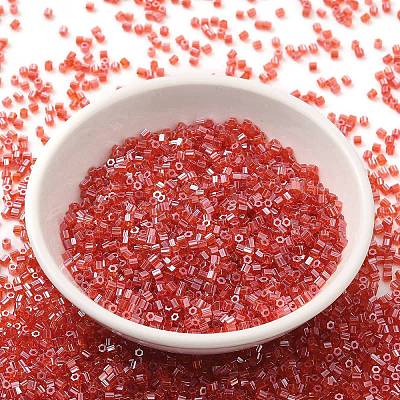 Transparent Colours Luster Glass Seed Beads SEED-S042-20B-02-1