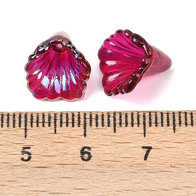 Transparent Acrylic Bead Caps OACR-G054-03D-1