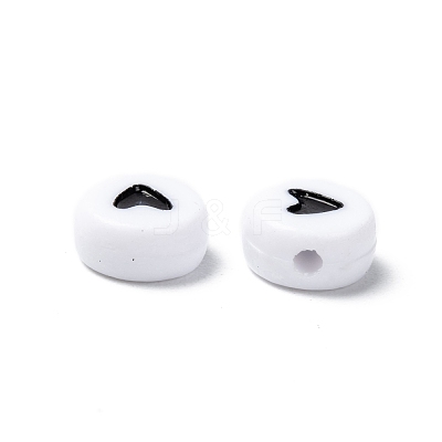 Flat Round Acrylic Beads MACR-PB37C9070-3-1