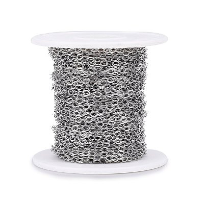 Tarnish Resistant 304 Stainless Steel Cable Chains CHS-H022-01P-20M-1