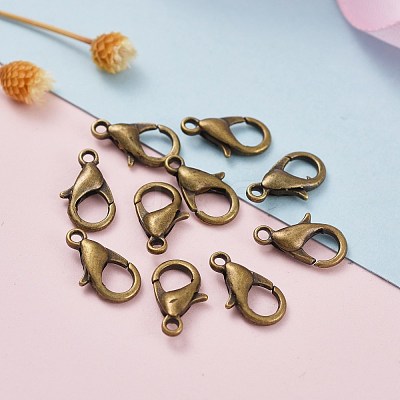 Zinc Alloy Lobster Claw Clasps E102-NFAB-1