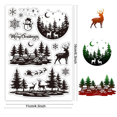 Custom PVC Plastic Clear Stamps DIY-WH0448-0062-1