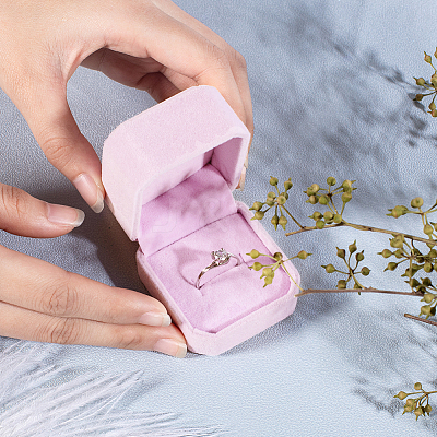 Square Velvet Ring Boxes VBOX-BC0001-01-1