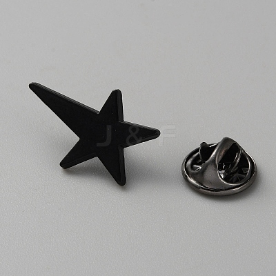 Star Alloy Brooch AJEW-WH0518-18B-1