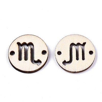 Unfinished Natural Poplar Wood Links Connectors LS-WOOD-S045-139A-07-1