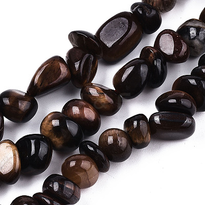Natural Tiger Eye Beads Strands G-S374-003D-1