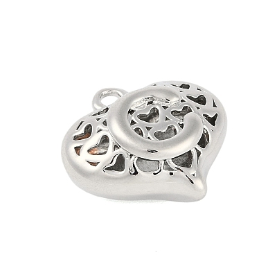 Hollow Brass Pendants for Valentine's Day KK-M289-03C-P-1