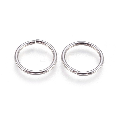 Tarnish Resistant 304 Stainless Steel Saw Cut Open Jump Rings STAS-P212-25P-07-1