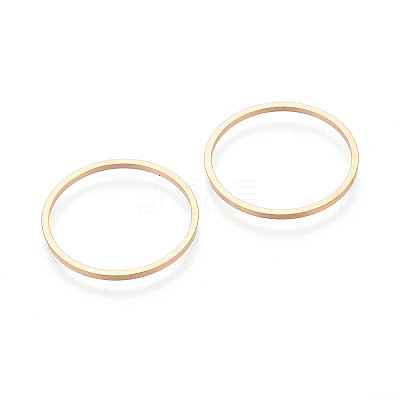 Brass Linking Rings KK-S327-06KC-20mm-1