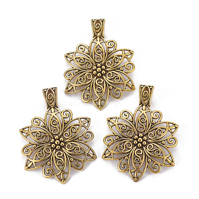 Tibetan Style Alloy Focal Pendants LS-GLF9727Y-NF-1