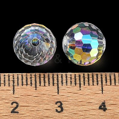 AB Color Plated Glass Beads EGLA-P059-02B-AB29-1