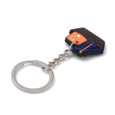Cartoon PVC Pendant Keychain LS-KEYC-U001-01F-1