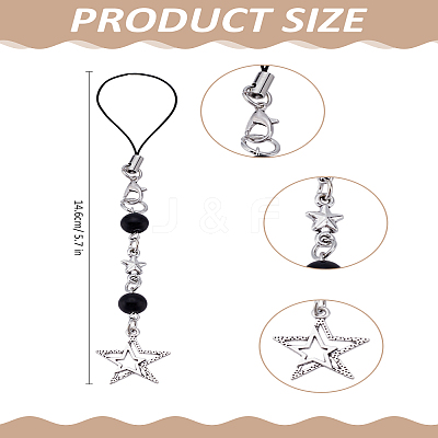 1Pc Alloy Cell Phone Straps AJEW-LP0004-76-1