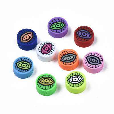 Handmade Polymer Clay Beads X-CLAY-N008-045-1