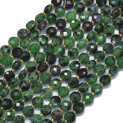 Natural Ruby in Zoisite Beads Strands G-K389-B12-01-1