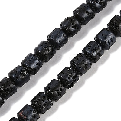 Natural Lava Rock Beads Strands G-A234-E02-01-1