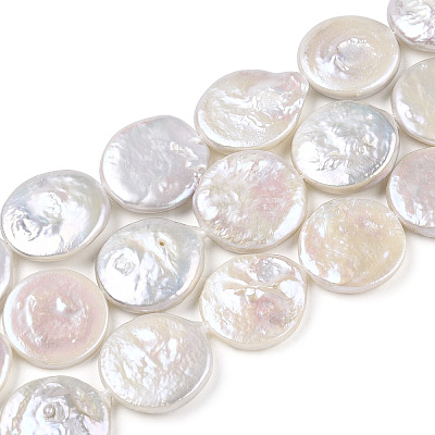 Baroque Natural Keshi Pearl Beads Strands PEAR-S018-03G-1