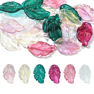 Glass Pendants GLAA-YW0003-36-1