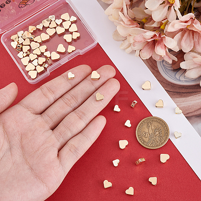 60Pcs 3 Styles Brass Spacer Beads KK-BBC0024-07-1