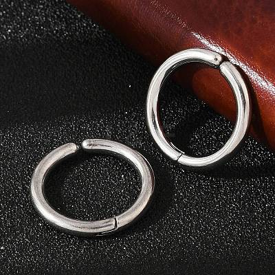 201 Stainless Steel Cuff Earring EJEW-C131-01D-P-1