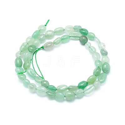 Natural Green Aventurine Beads Strands G-L550A-04-1