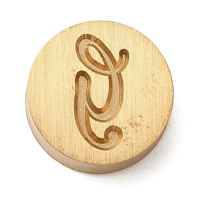 Golden Tone Brass Letter Stamps LS-KK-R005-01G-1