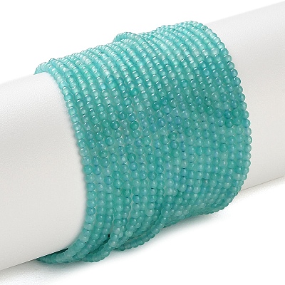 Natural Amazonite Beads Strands G-Z150-B01-2mm-1