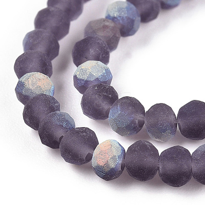 Imitation Jade Glass Beads Strands EGLA-YW0003-19A-12-1