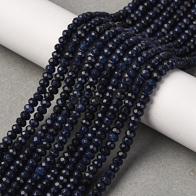 Dyed Natural Malaysia Jade Rondelle Beads Strands G-E316-2x4mm-16-1