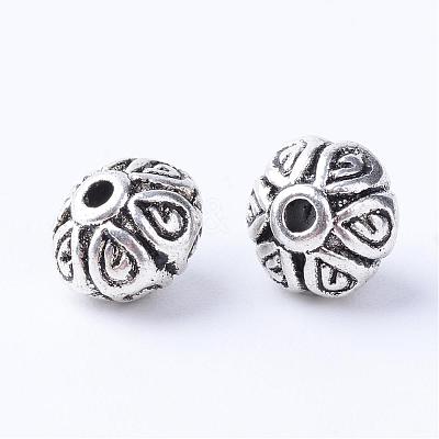 Tibetan Style Alloy Beads TIBE-Q063-114AS-RS-1