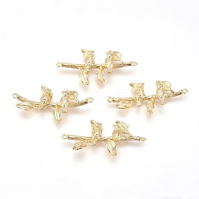 Brass Links connectors KK-P153-05G-NF-1