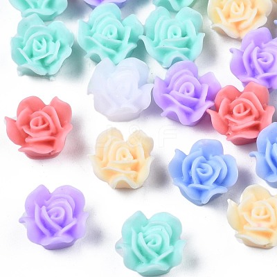 Opaque Resin Cabochons CRES-S307-023-1